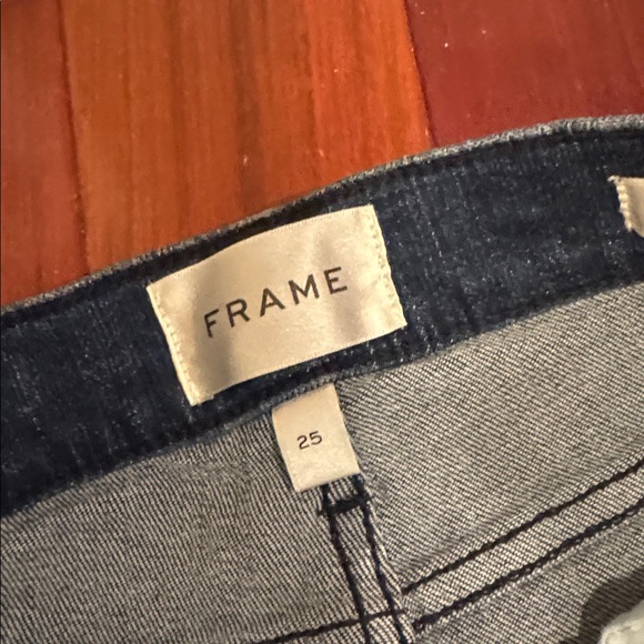 Frame Le Easy Flare high waisted boot leg jeans with split bottom hem πHPπ - Picture 5 of 14